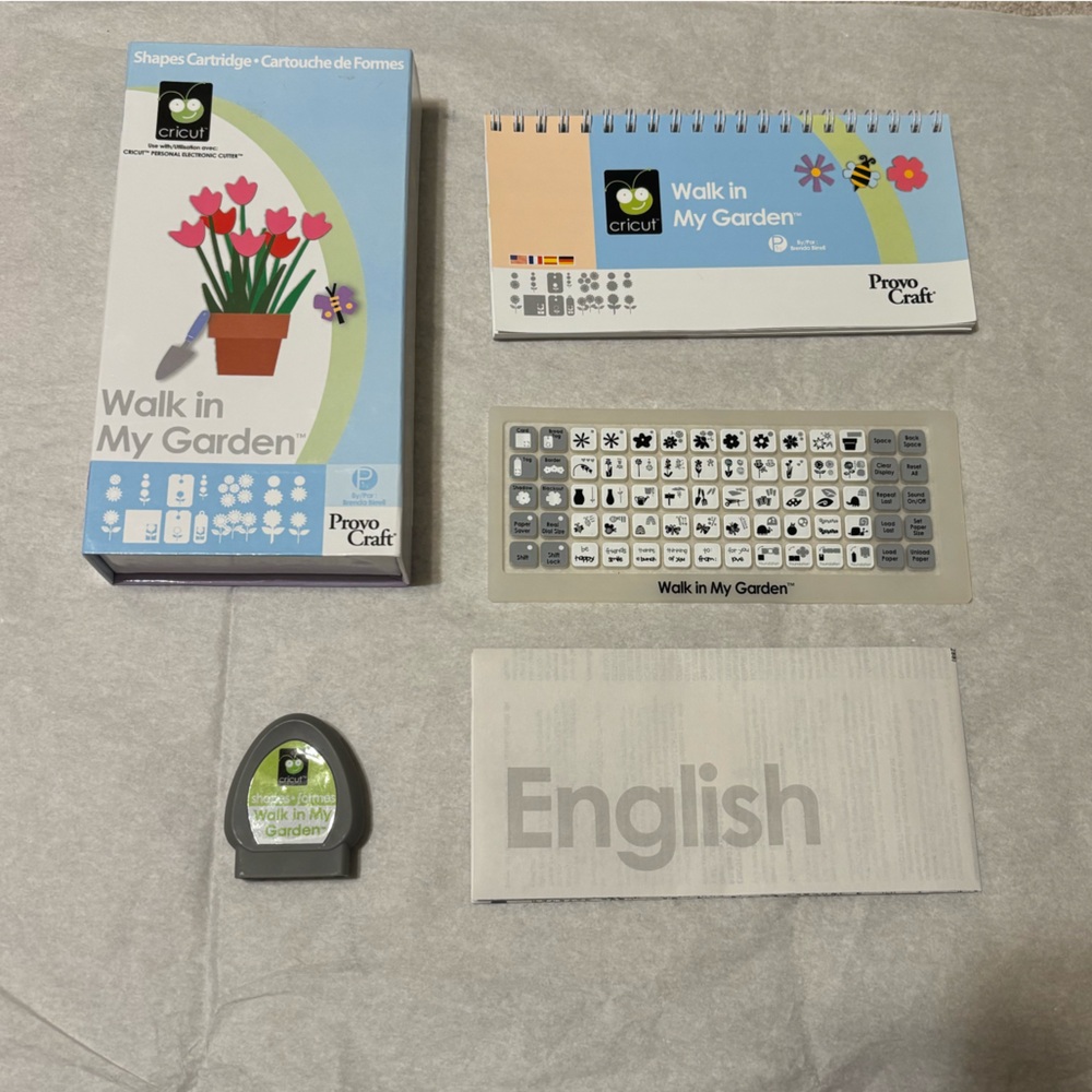 Cricut Walk In My Garden Cartridge Set